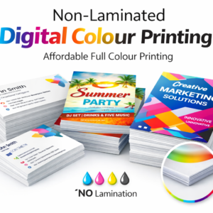 Non-Laminated Digital Colour Printing